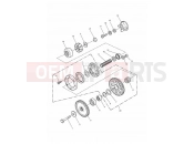 Alternator& Starter Drive Gears - Triumph ADVENTURER 1997
