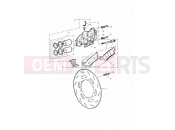 Triumph 1998 ADVENTURER Front Brake Caliper & Discs