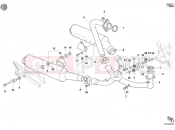 DUCATI Monster 800 EXHAUST SYSTEM » EXHAUST SYSTEM