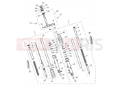 Triumph 2016 BONNEVILLE T100 Front Forks & Lower Yoke