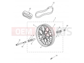 Front Wheel - Triumph BONNEVILLE T100 2019