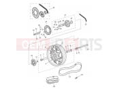 Rear Wheel - Triumph BONNEVILLE T100 2020