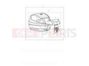 Triumph 2021 BONNEVILLE T100 Top Box Kit
