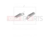 Triumph 2017 BONNEVILLE T120 Rear Footrest, Pair