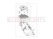 Triumph 2021 BONNEVILLE T120 Top Box Mounting Kit, Chrome