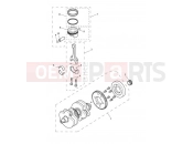 Triumph 2017 STREET SCRAMBLER Crankshaft, Connecting Rods & Pistons 914447