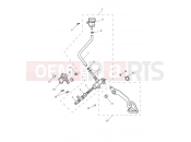 Triumph 2021 STREET SCRAMBLER Rear Brake Master Cylinder...
