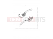 Triumph 2021 STREET SCRAMBLER Lever Kit, Adj, Long