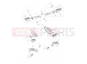 Footrests & Mountings - Triumph Tiger 800 > 674841 TIGER 800 2014