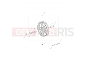 Front Wheel - Triumph Tiger 800 > 674841 TIGER 800 2013