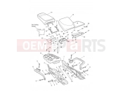 Rear Bodywork & Seat - Triumph Tiger 800 > 674841 TIGER 800XC 2012