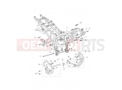 Triumph 2017 Tiger 800 674842 > TIGER XCA Main Frame & Fittings