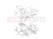 Triumph 2019 TIGER 800 XRT 855532 > Rear Bodywork & Seat