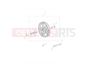 Triumph 2019 TIGER 800 XRT 855532 > Front Wheel