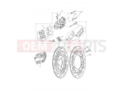 Triumph 2008 SPEEDMASTER EFI Front Brake Caliper & Disc