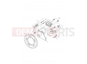 Triumph 2008 SPEEDMASTER EFI Rear Brake Caliper & Disc