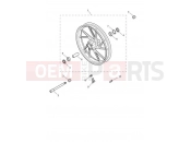 Triumph 2021 TIGER 900 GT Pro Front Wheel