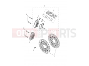 Triumph 2018 TIGER 1200 XRT Front Brake Caliper & Discs