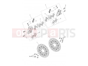 Triumph 2021 SPEED TWIN Front Brake Caliper & Discs