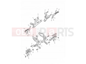 Triumph 2001 TT600 Footrests & Mountings