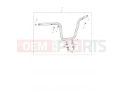 Handlebar, High, Chrome - Triumph BONNEVILLE BOBBER 2020