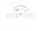 Triumph 2021 BONNEVILLE BOBBER Short, Front Mudguard Kit, Black