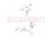 Triumph 2005 THRUXTON 900 CARBS Ignition Switch & Steering Lock