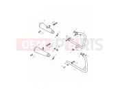 Triumph 2008 THRUXTON 900 EFI Exhaust System