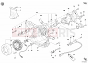 DUCATI 2003 Superbike 998 GENERATOR COVER - WATER PUMP » COOLING SYSTEM