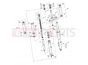 Triumph 2014 AMERICA EFI Front Forks & Lower Yoke 468390
