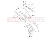 Triumph 2007 AMERICA EFI Mudguards