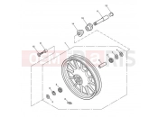 Triumph 2007 AMERICA EFI Front Wheel 468390