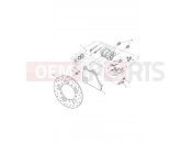 Triumph 2009 AMERICA EFI Rear Brake Caliper & Disc