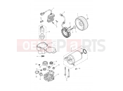 Triumph 2012 AMERICA EFI Alternator & Starter Motor