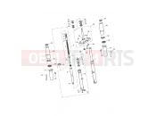 Triumph 2013 AMERICA EFI Front Forks & Lower Yoke 468391