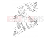 Triumph 2021 Tiger 850 Sport Footrests & Mountings