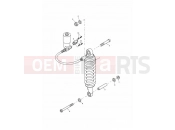 Rear Suspension Unit - Triumph TIGER 955i 124106 > 198874 2004