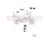 Decals - Triumph TIGER 955i 124106 > 198874 2004