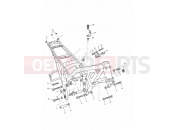 Main Frame & Fittings - Triumph TIGER 955i 124106 > 198874 2004