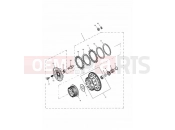 Clutch - Triumph TIGER 955i 124106 > 198874 2004