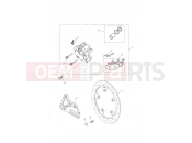 Triumph 2005 TIGER 955i 198875 > Rear Brake Caliper & Disc