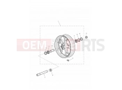 Triumph 2009 Tiger 1050 Front Wheel