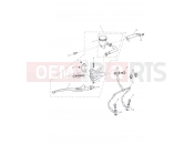 Triumph 2009 Tiger 1050 Front Brake Master Cylinder & Ho