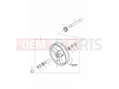 Front Wheel - Triumph DAYTONA 955i 132513 > 2003