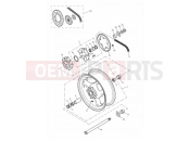 TRIUMPH DAYTONA 955i 132513 > Rear Wheel/Final Drive Double sided swingarm