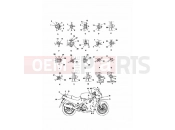 Bodywork Fixings - Triumph DAYTONA 750/1000 1992