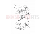 Engine Covers 3 Cylinder Silver - Triumph DAYTONA 750/1000 1992