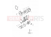 Engine Covers 4 Cylinder Silver - Triumph DAYTONA 750/1000 1992