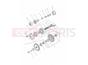 TRIUMPH LEGEND TT Alternator/Starter Drive Gears