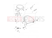 Triumph 2018 BONNEVILLE SPEEDMASTER Seat Assembly & Toolkit